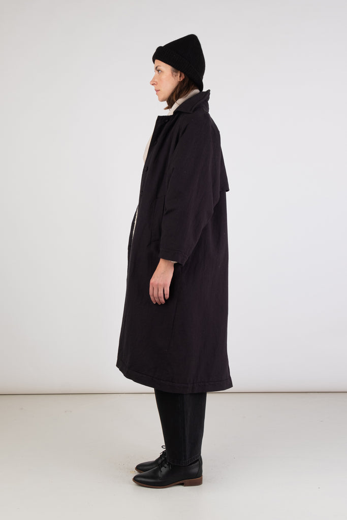 Onyx A-line Sherpa Trench