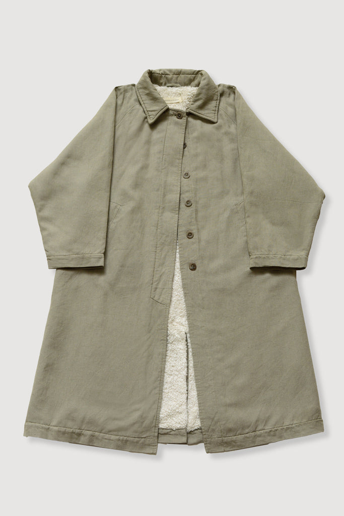 Jade A-line Sherpa Trench