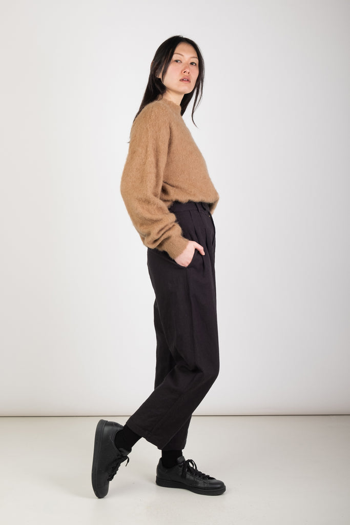 Camel Brushed Pullover