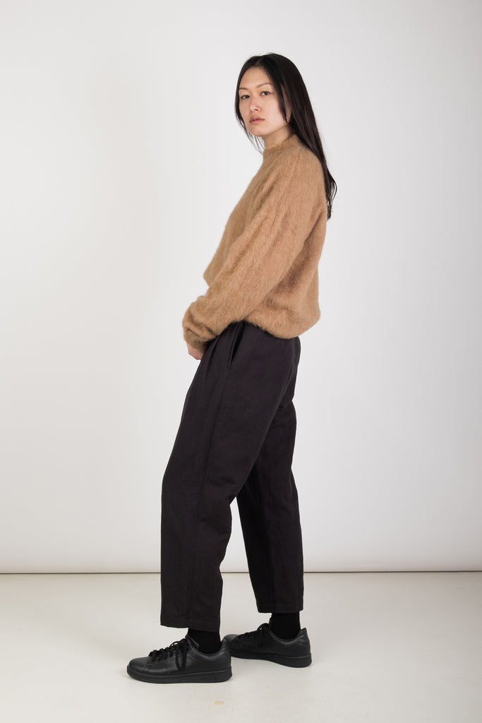 Camel Brushed Pullover