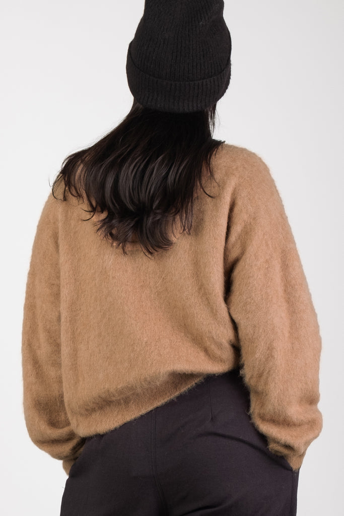 Camel Brushed Pullover