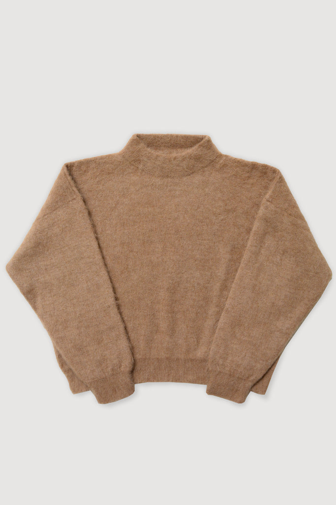 Camel Brushed Pullover