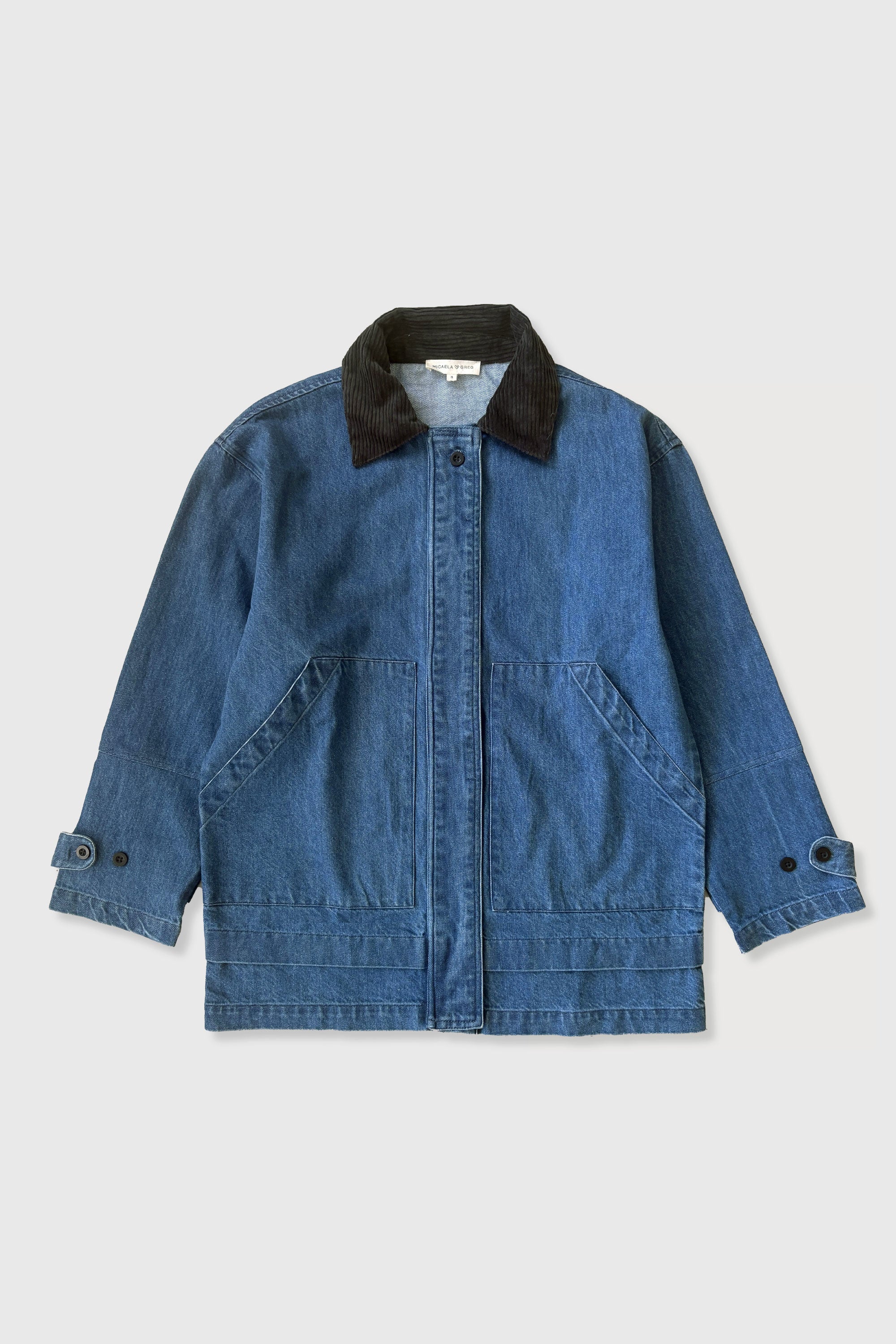 Vintage Blue Field Jacket – Micaela Greg