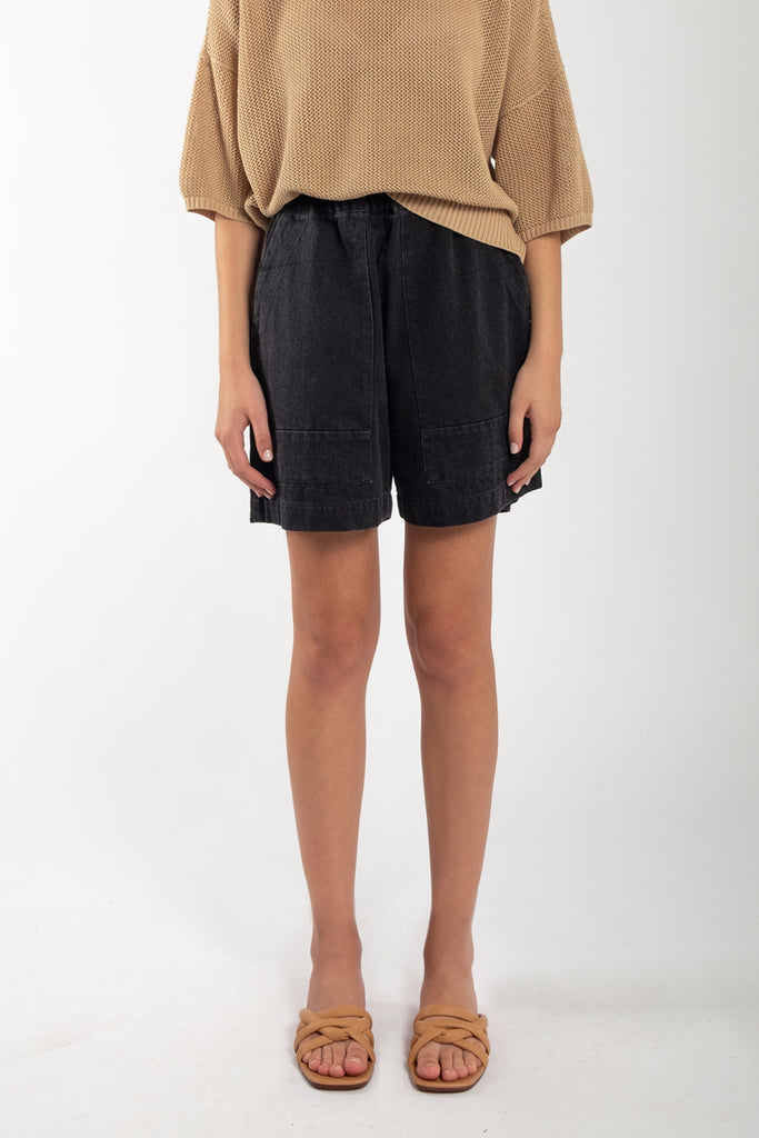 Faded Black Field Short
