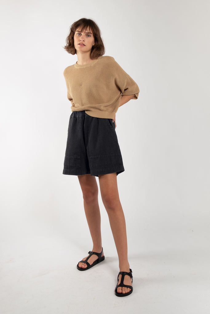 Faded Black Field Short