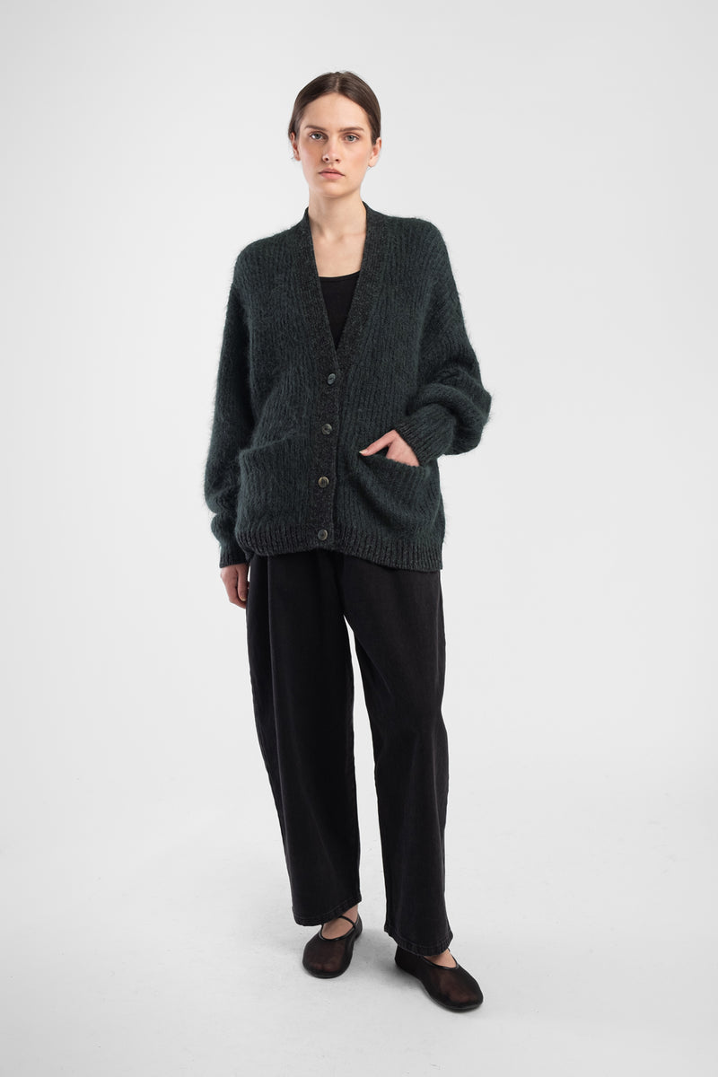 3秒ペンギン様専用KAJA かさみ MOHAIR KINT CARDIGAN L