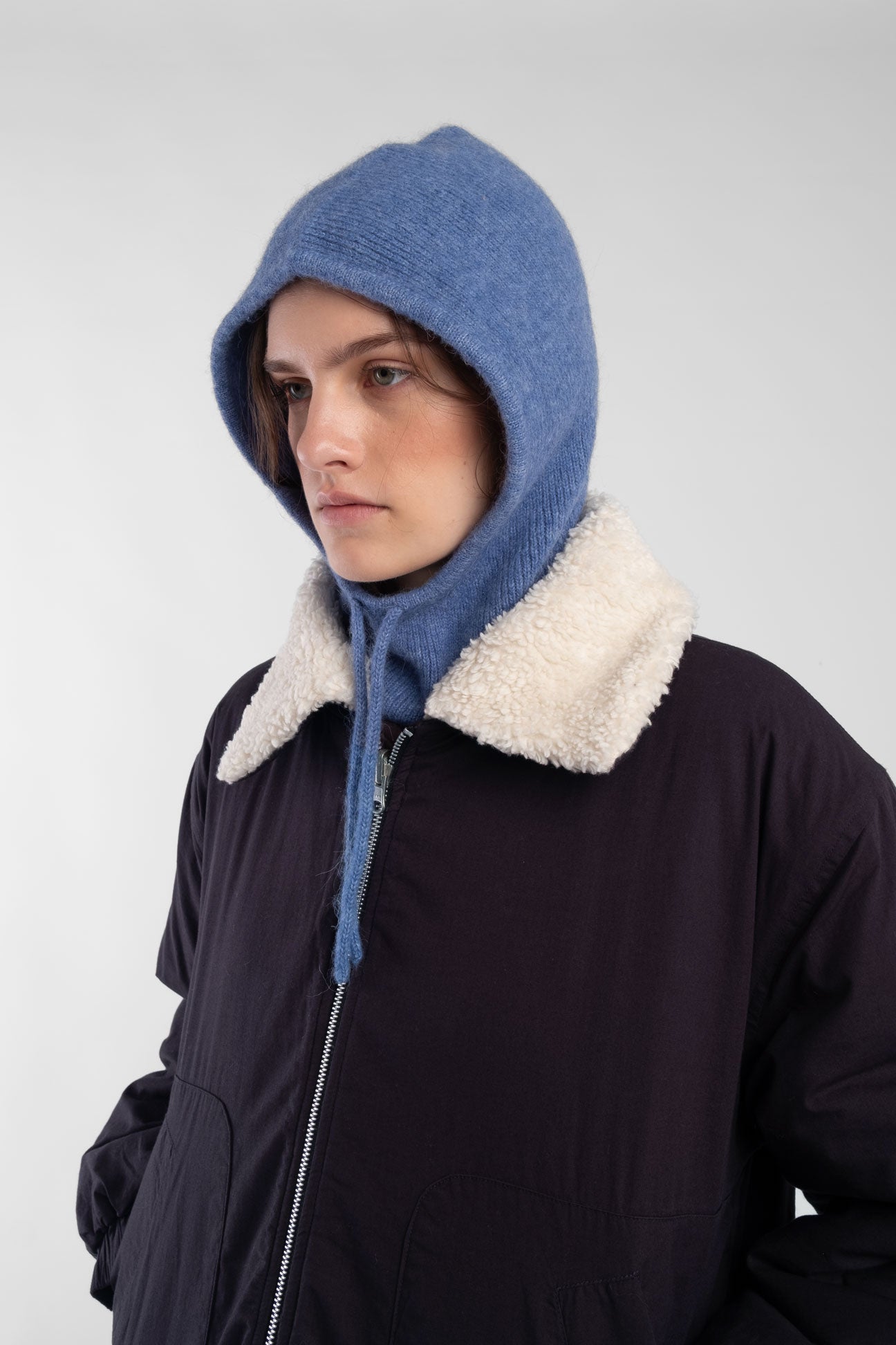 hood モリハルナ bijou knit hoodie hood モリハルナ bijou knit hoodie hood モリハルナ bijou knit