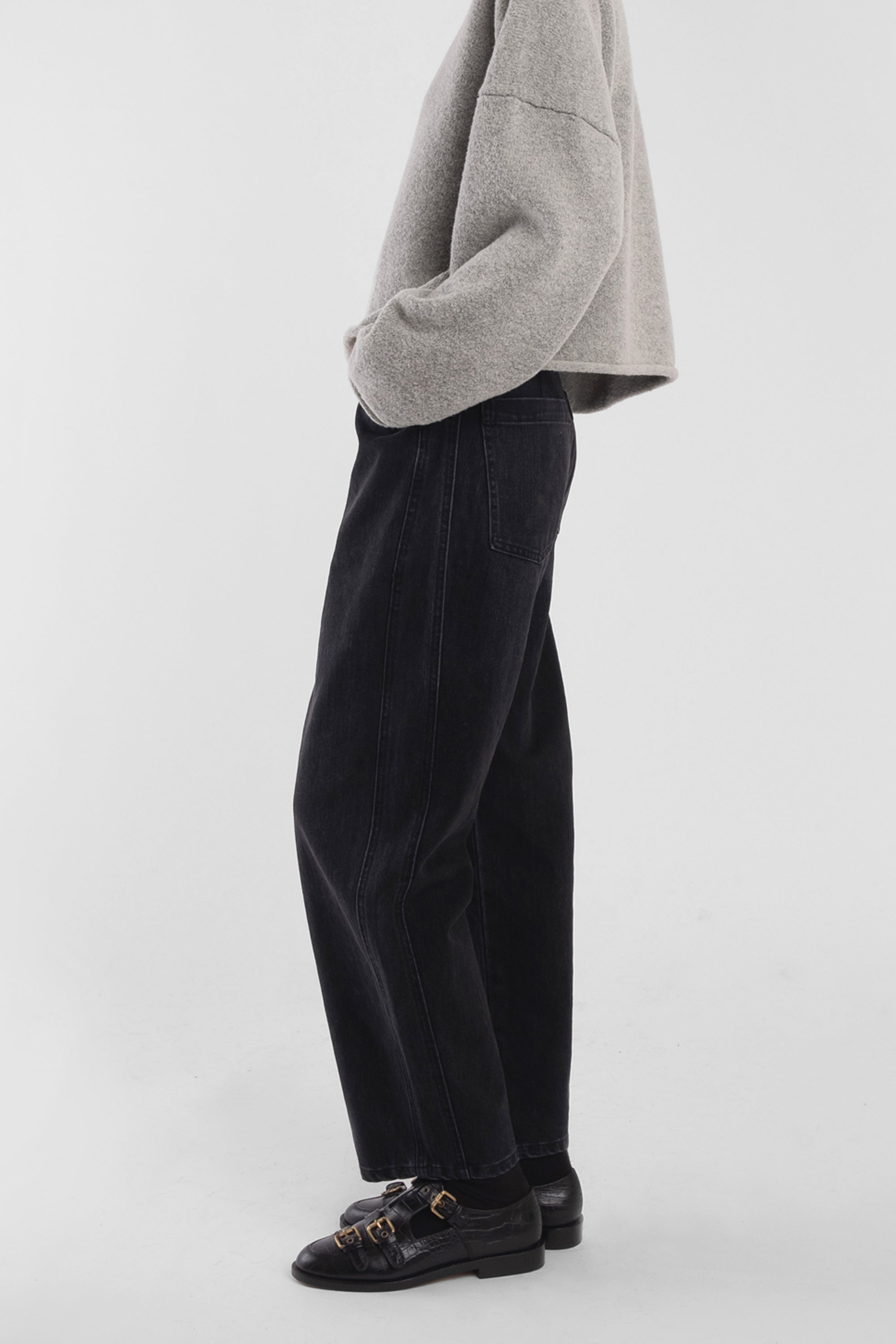 【1回着用のみ】Gradient Dye Flare Jeans black Maple Flare Jeans Washed Black | Princess Polly