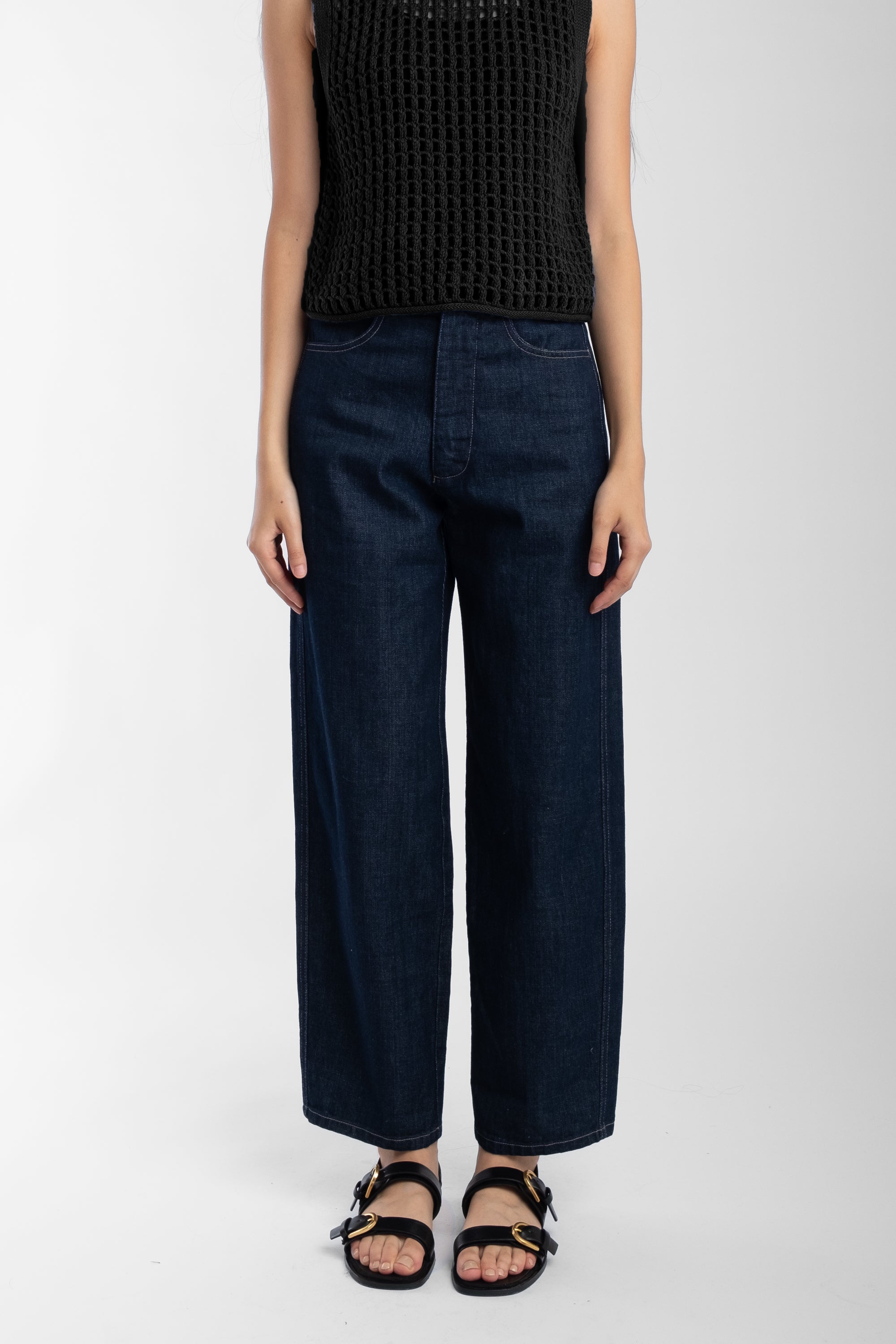 Dark Indigo Panel Jean – Micaela Greg