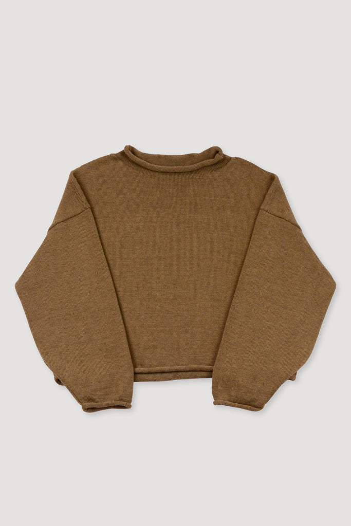 Umber Rolled Sweater