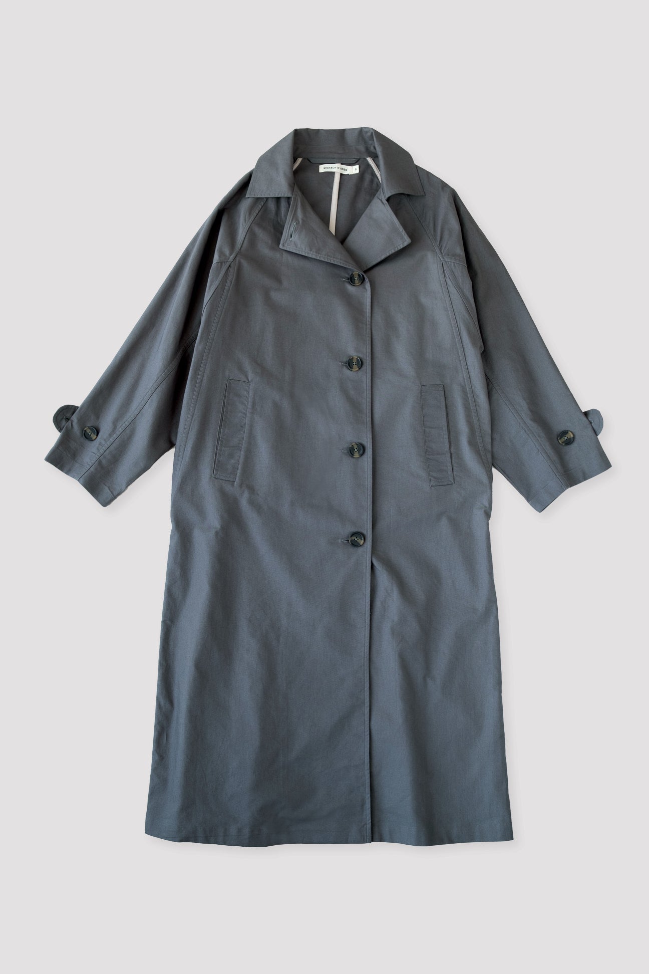 Mineral Green Seamed Trench – Micaela Greg