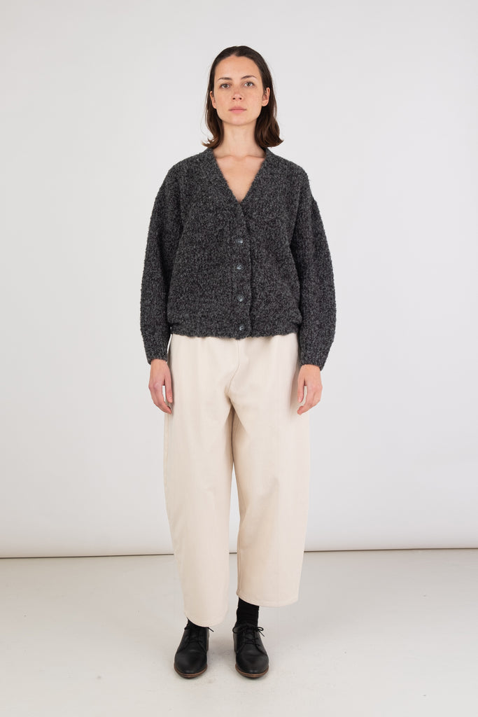 Charcoal Twist Cardigan