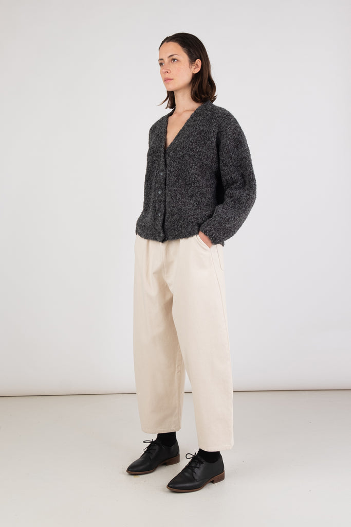 Charcoal Twist Cardigan