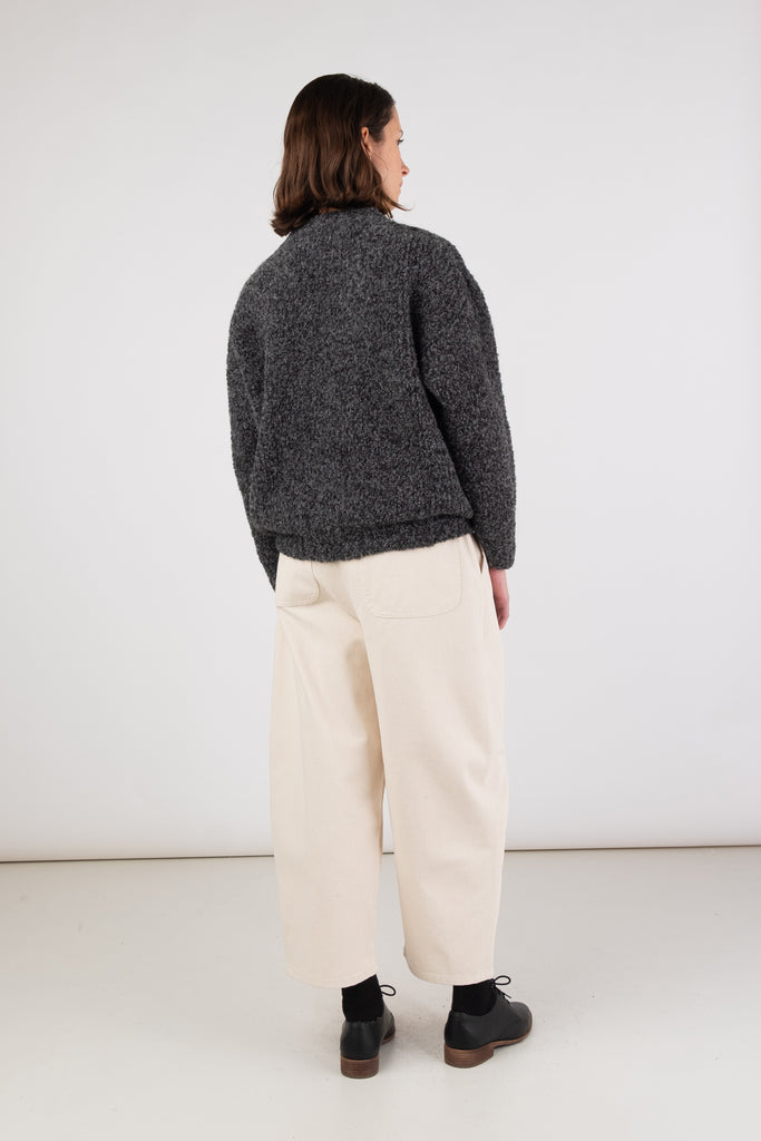 Charcoal Twist Cardigan