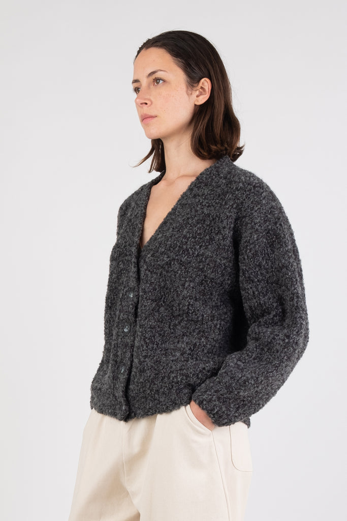 Charcoal Twist Cardigan
