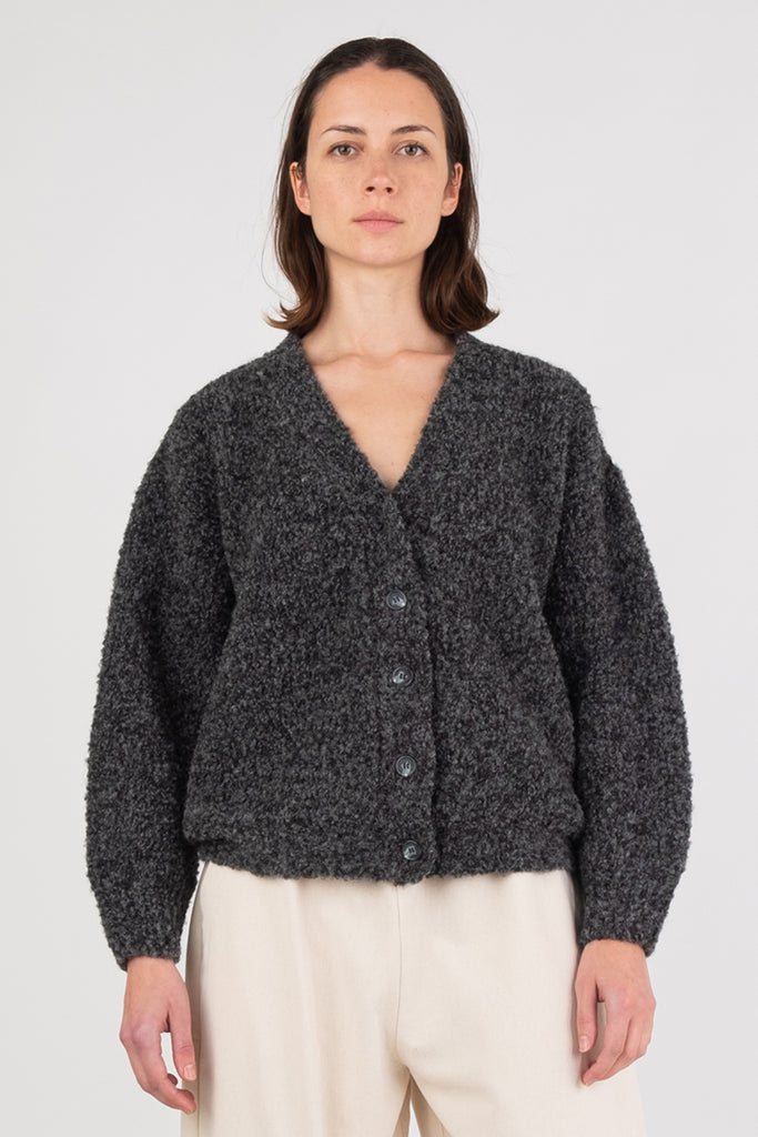 Charcoal Twist Cardigan