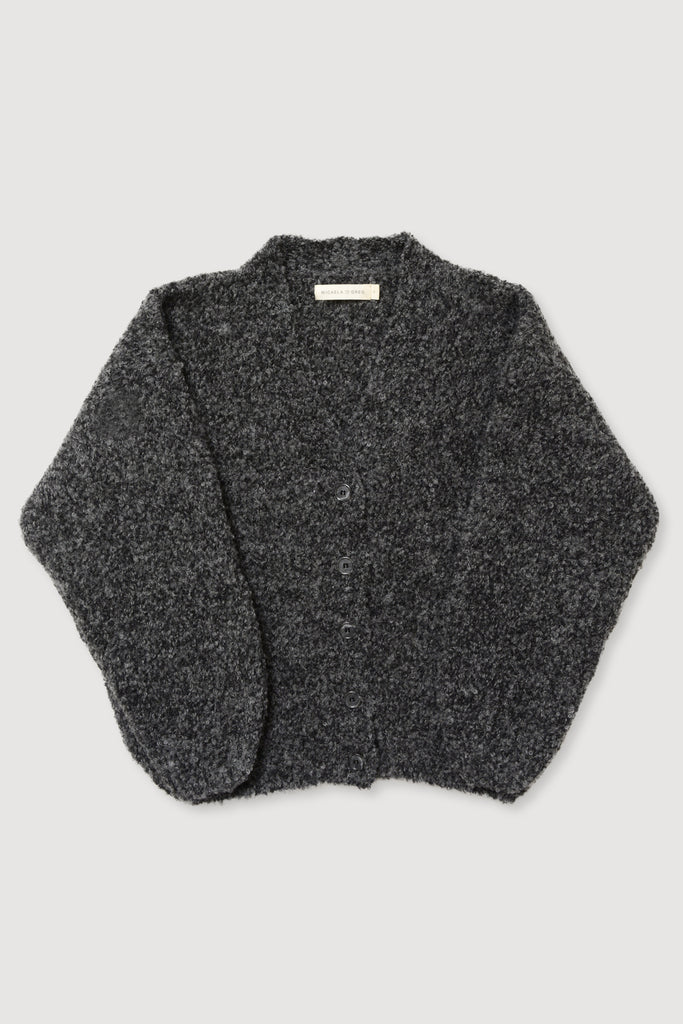 Charcoal Twist Cardigan