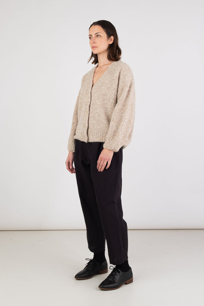 Oatmeal Twist Cardigan