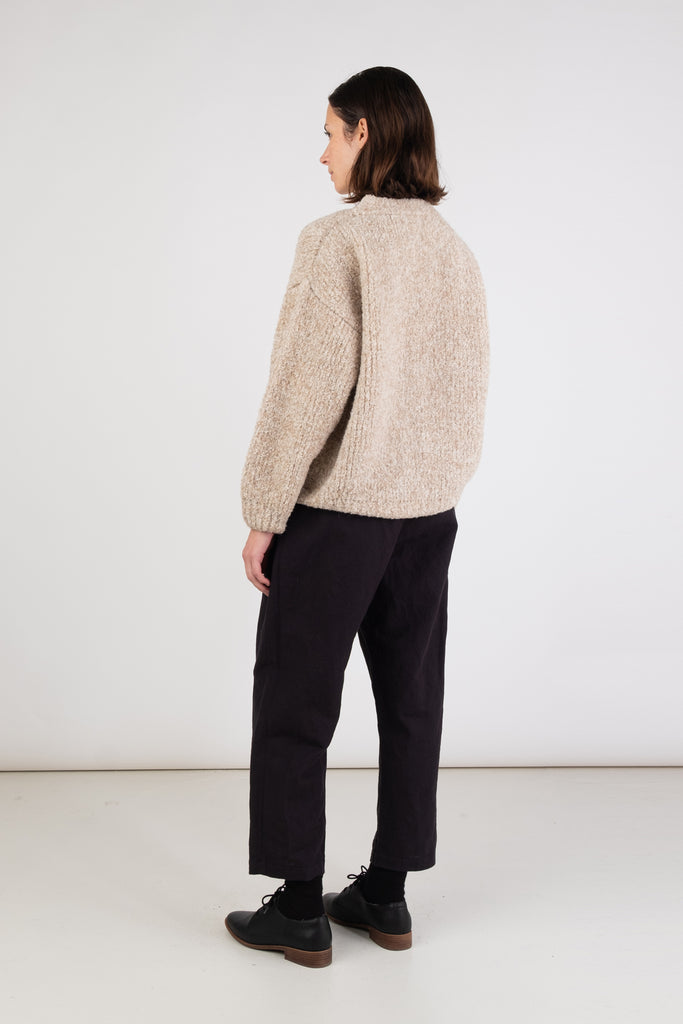 Oatmeal Twist Cardigan