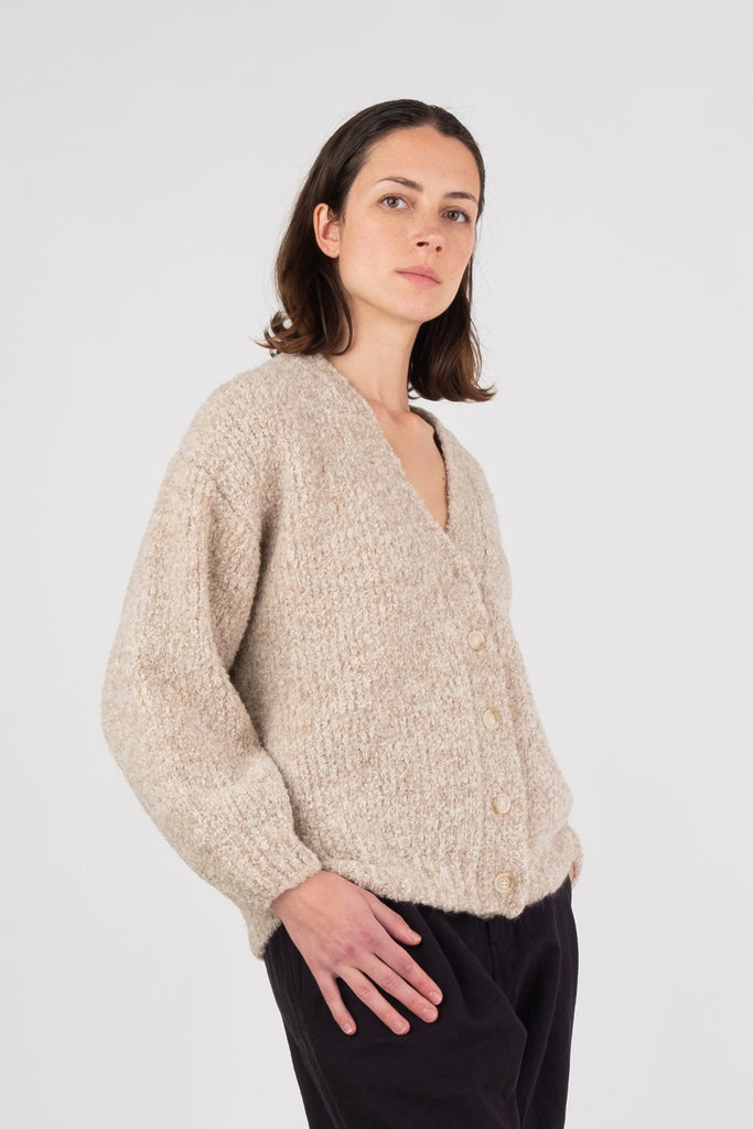 Oatmeal Twist Cardigan