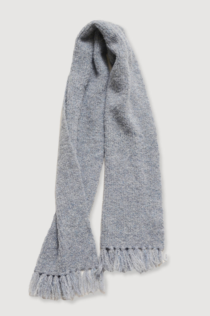 Steel Blue Twist Scarf