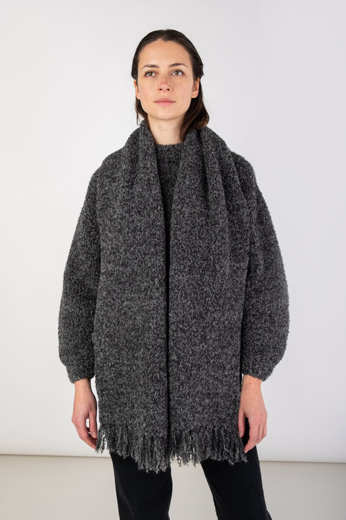 Charcoal Twist Scarf
