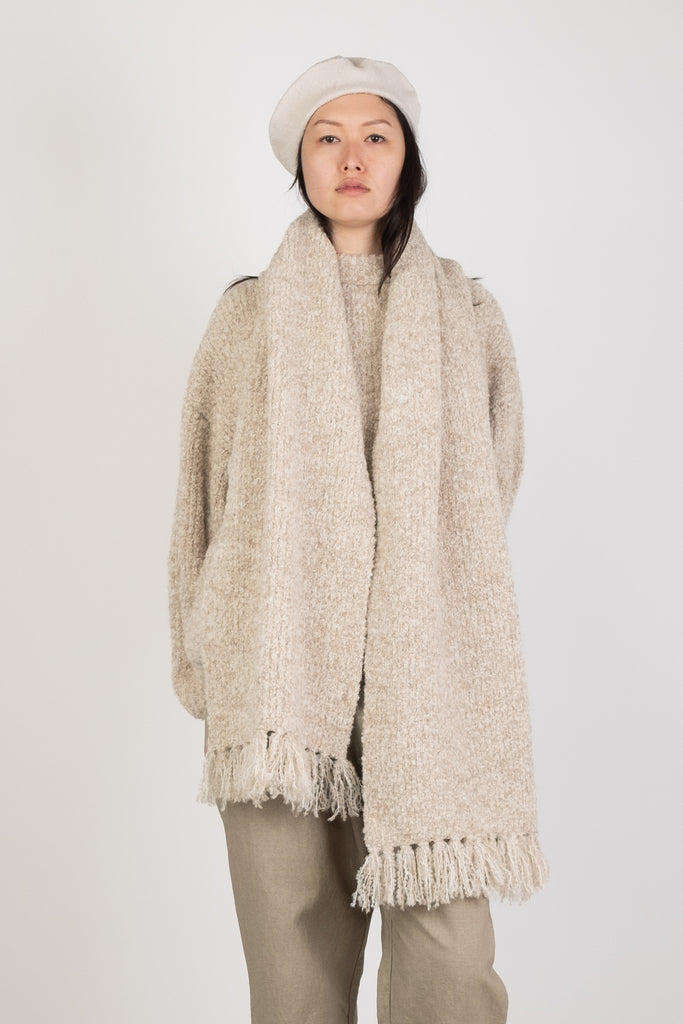 Oatmeal Twist Scarf