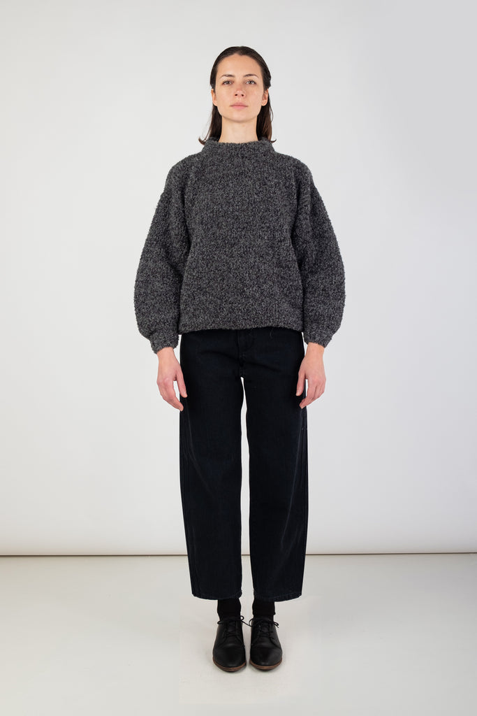 Charcoal Twist Sweater