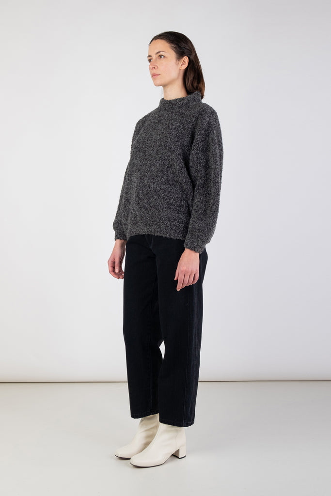 Charcoal Twist Sweater