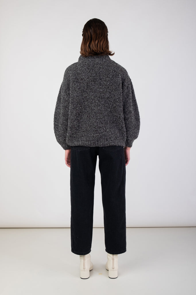 Charcoal Twist Sweater