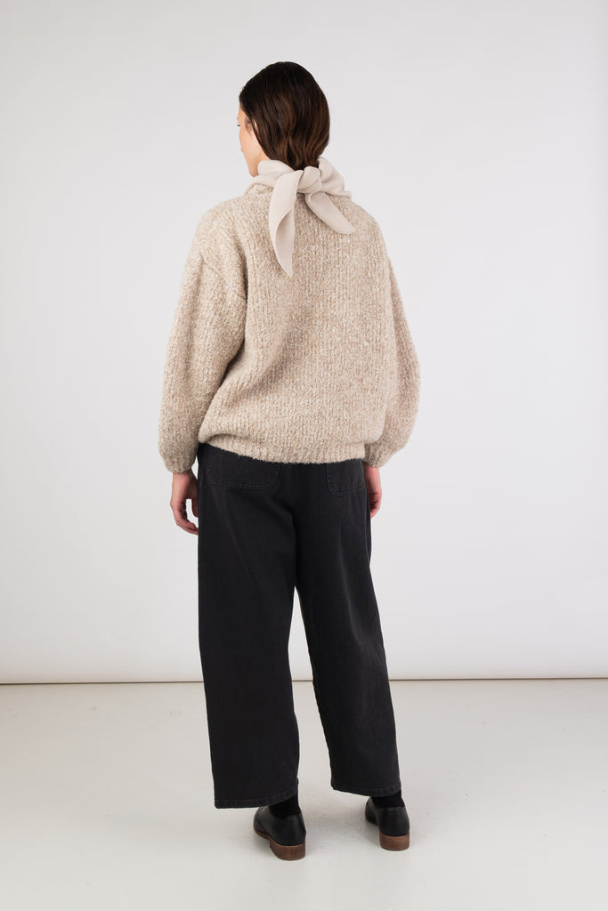 Oatmeal Twist Sweater