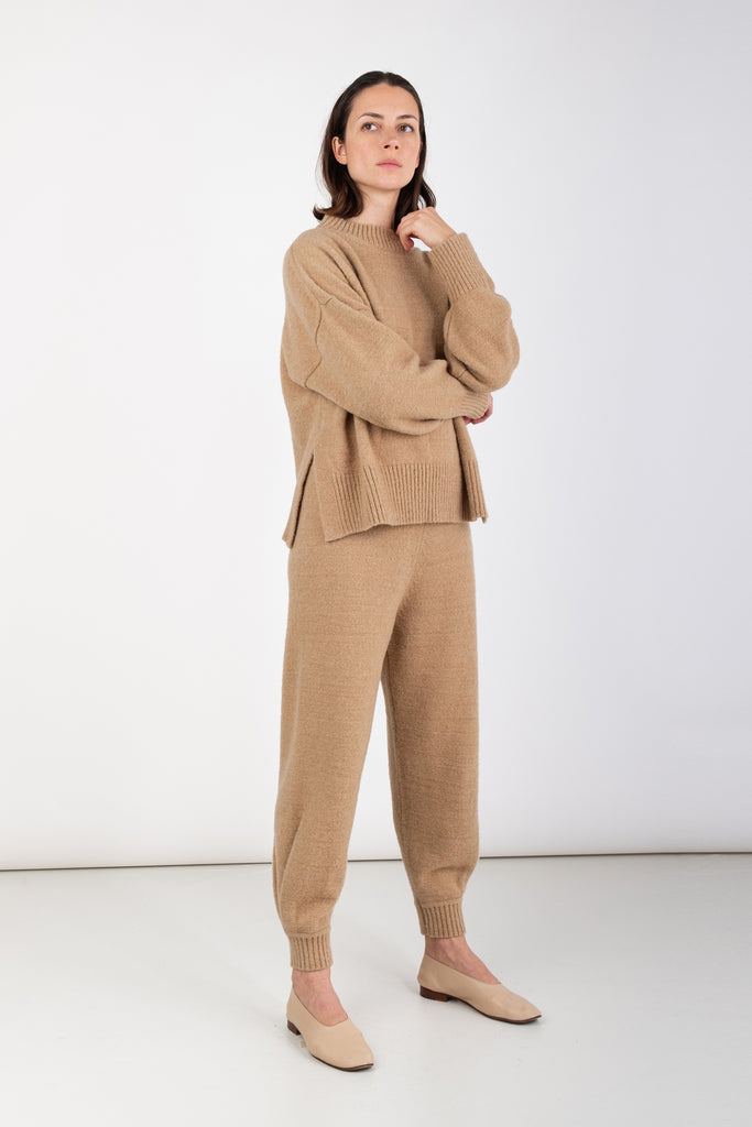 Camel Vela Knit Pant