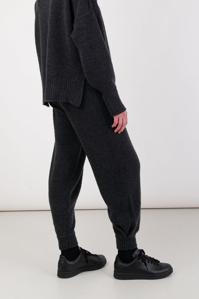 Charcoal Vela Knit Pant