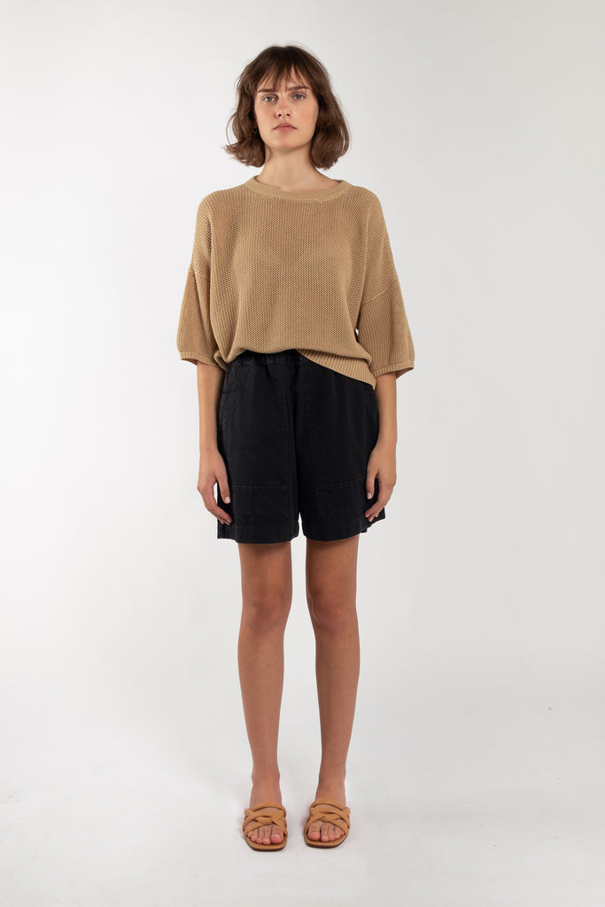 Wheat Mesh Tee