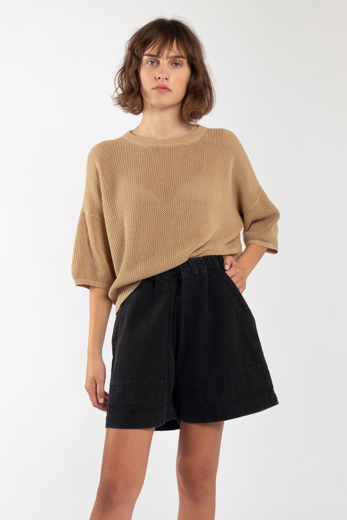 Wheat Mesh Tee
