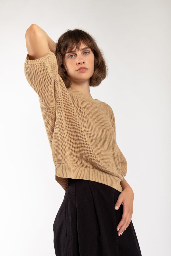 Wheat Mesh Tee