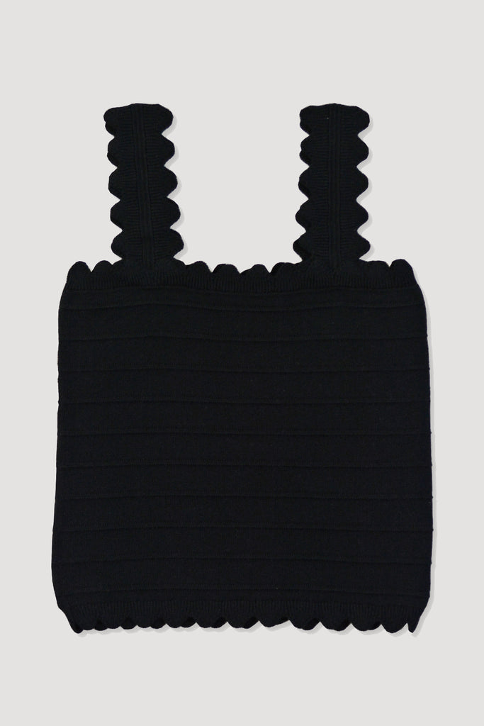 Black Scallop Tank