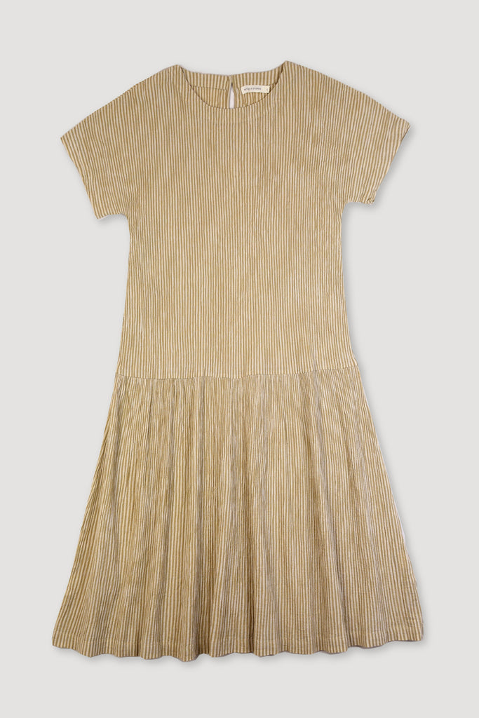 Crinkle Stripe Tee Dress
