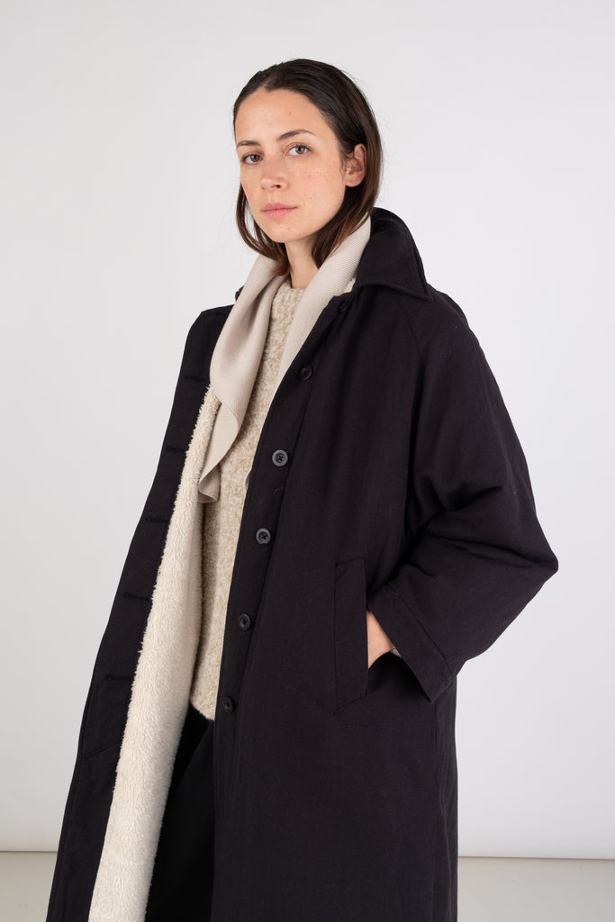 Onyx A-line Sherpa Trench