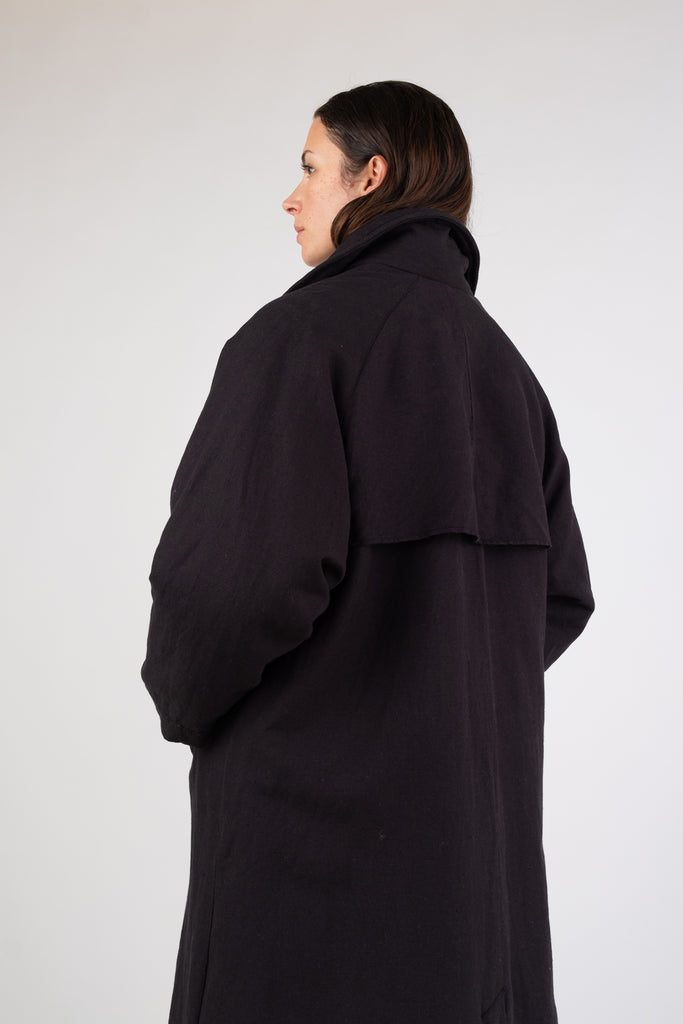 Onyx A-line Sherpa Trench