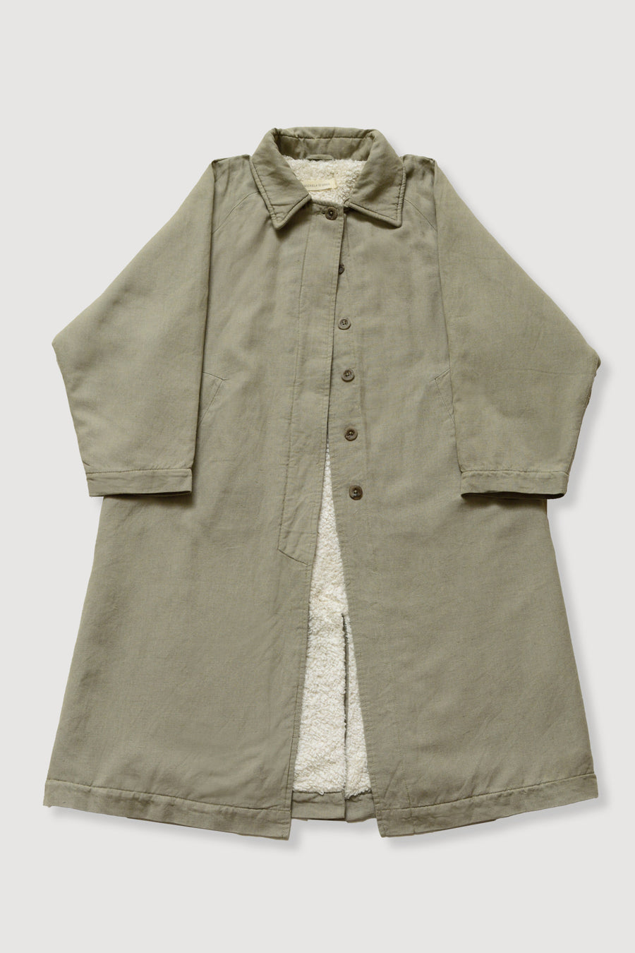Jade A-line Sherpa Trench