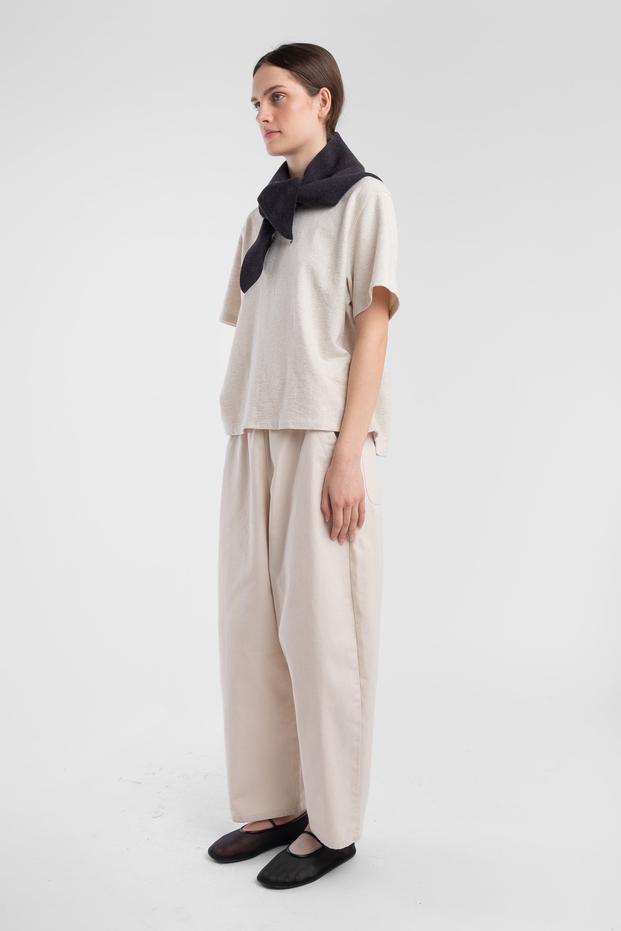 Charcoal Bandana Scarf