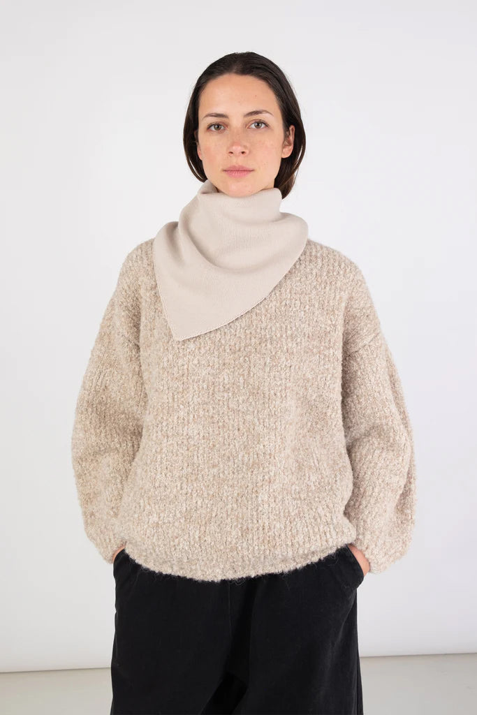 Cream Bandana Scarf