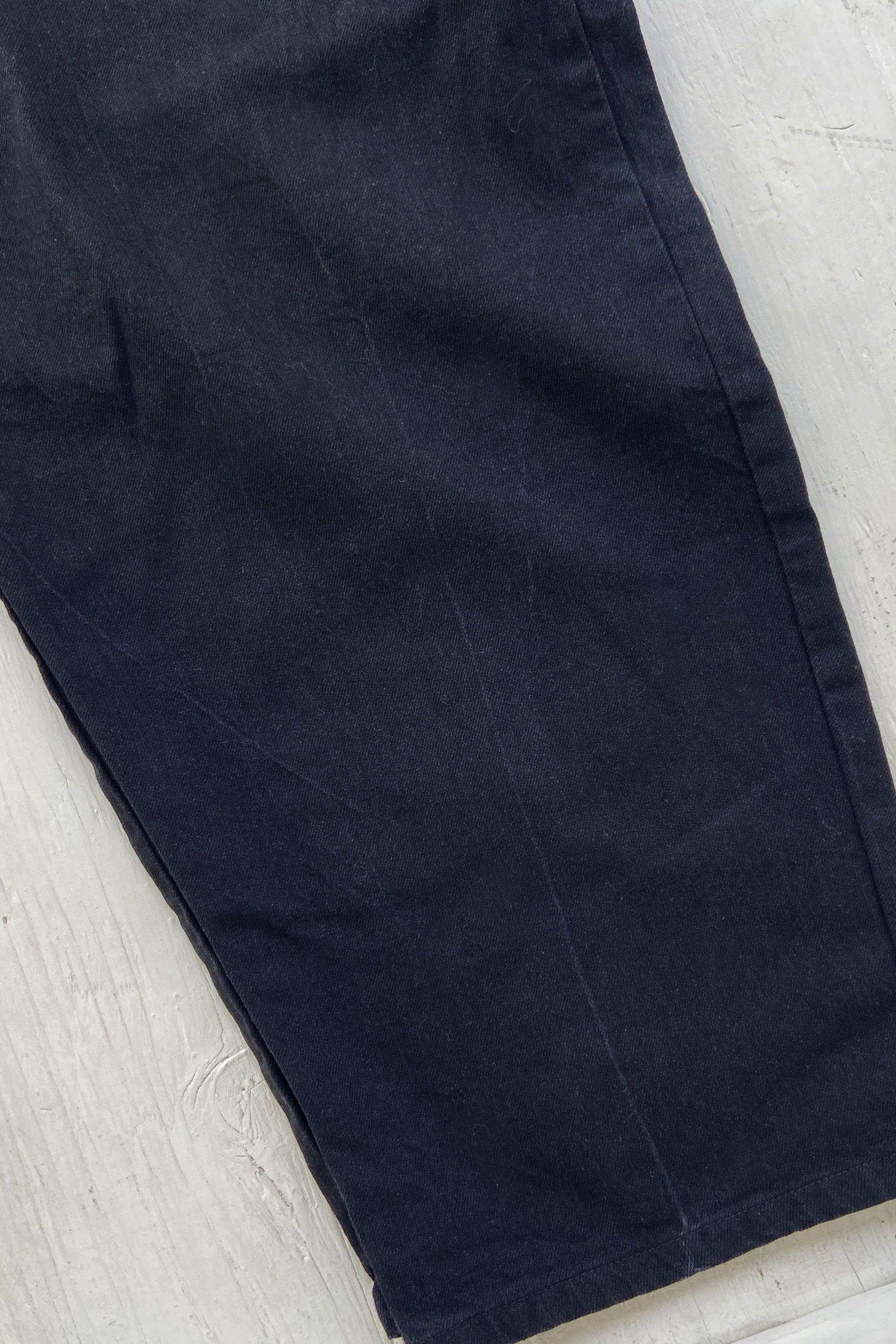 Second Quality - Faded Black Barrel Pant