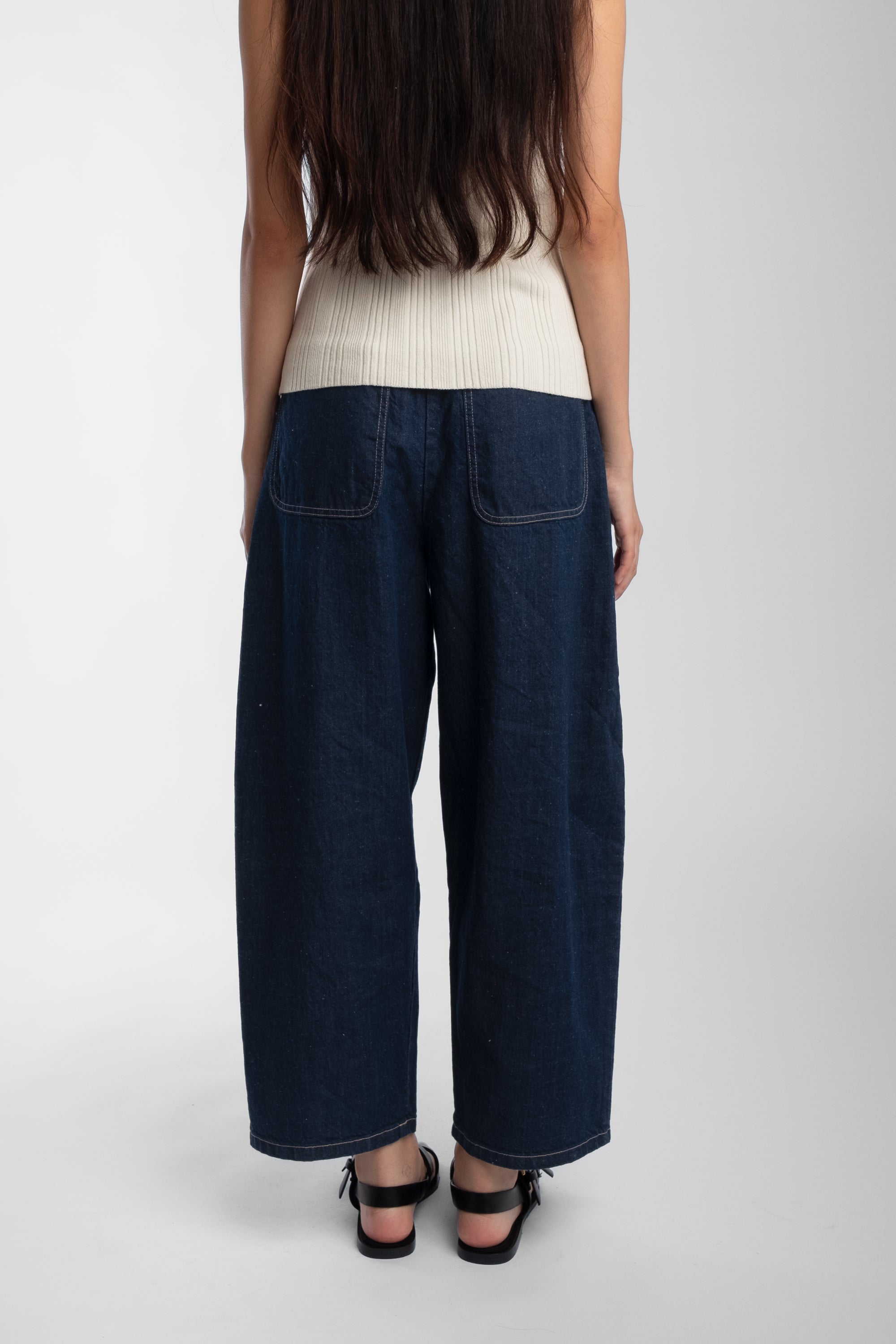 Dark Indigo Barrel Pant – Micaela Greg