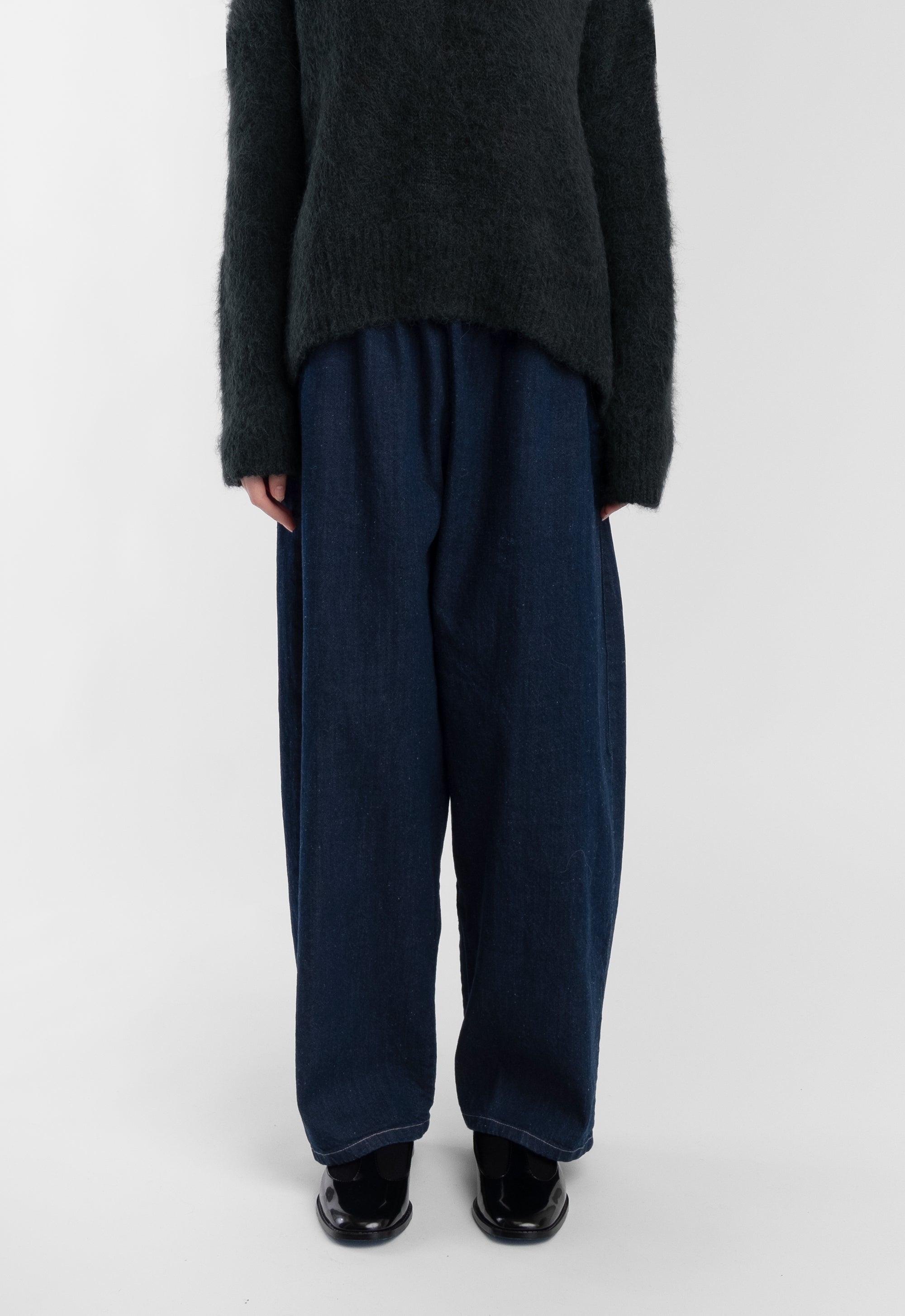 Dark Indigo Barrel Pant