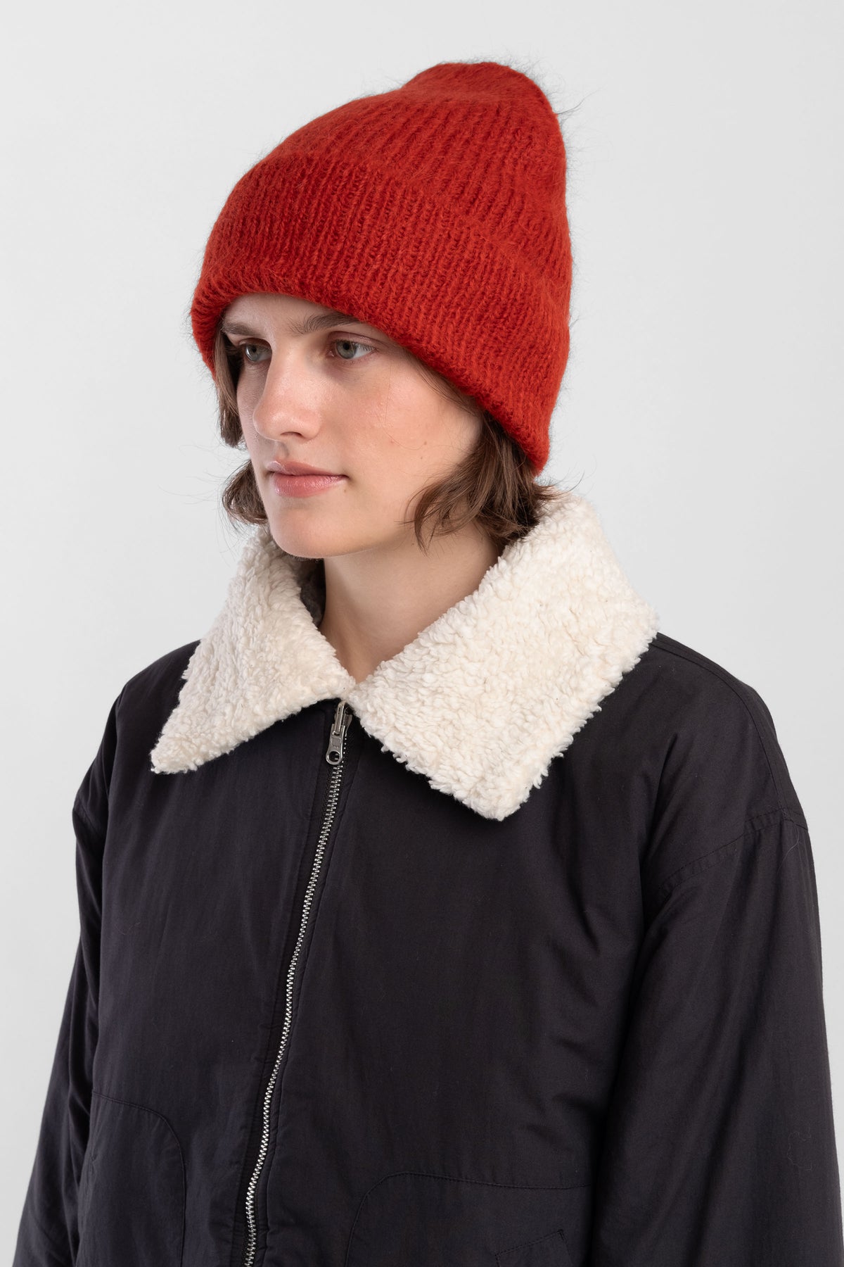 Flame Brushed Rib Hat