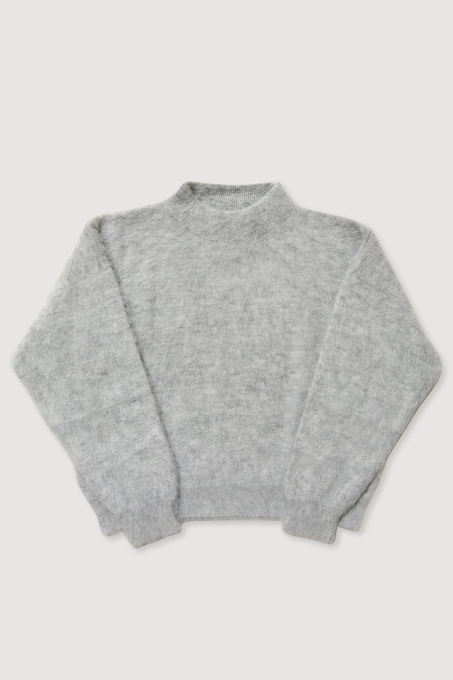 Heather Grey Brushed Pullover
