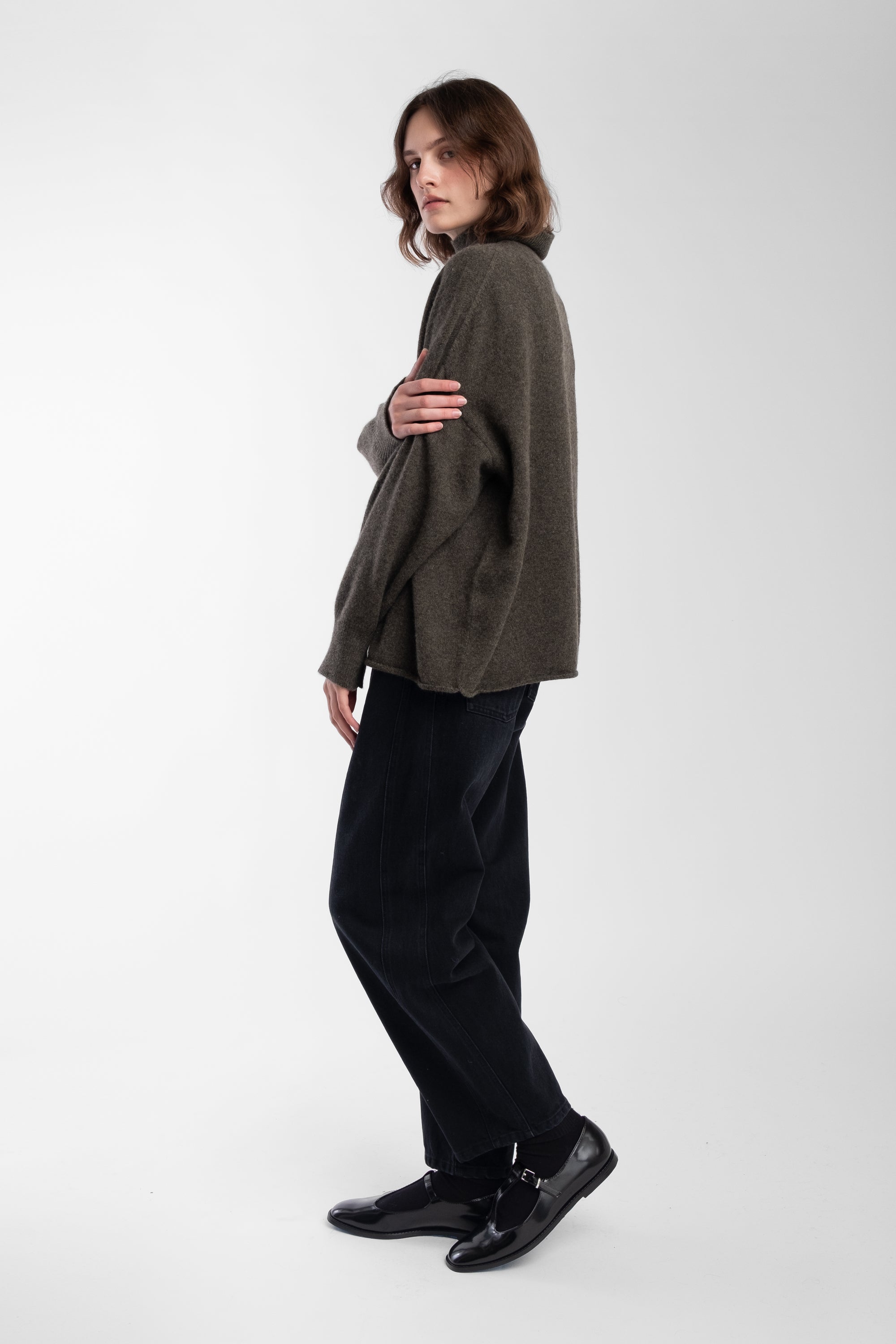 Cypress Cashmere High Neck Sweater
