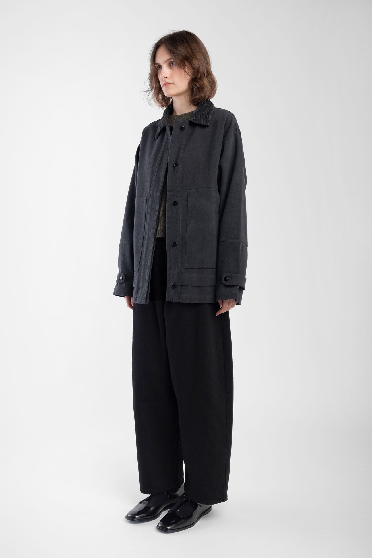 Faded Black Field Jacket – Micaela Greg
